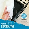Bulldogology Premium XXL Puppy Pads with Adhesive Tabs Dog Pads Extra
