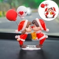 Cute Couple Car Accessories Red Cute Doll Resin Girl And Boy