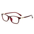 thumbnail image 1 of Office Simple Vintage Classic Reading Glasses Eye Protection Ultra Light Glasses Anti-Blue Light WINE RED STRENGTH 250, 1 of 7