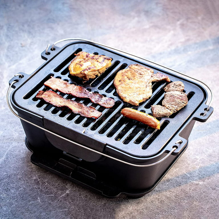 Nordic Ware Compact Cast Grill & Sear, Small, Black - Imported Products  from USA - iBhejo