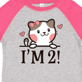 thumbnail image 4 of Inktastic 2nd Birthday Kitty 2 Year Old Girl Girls Toddler T-Shirt, 4 of 5