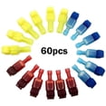 thumbnail image 2 of Clearance! beishanbush Hooks for Hanging Terminals Quick T-Tap & Wire Electrical Splice Kit Connectors Crimp 60Pcs Tools & Home Improvement One Size Multi-Color, 2 of 7