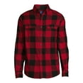 thumbnail image 6 of George Men's Long Sleeve Flannel Shirt, Sizes XS-3XLT, 6 of 9