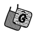 thumbnail image 2 of Carolines Treasures CJ2009-GPTHD Letter G Moustache Initial Pair of Pot Holders, 7.5HX7.5W, multicolor, 2 of 2