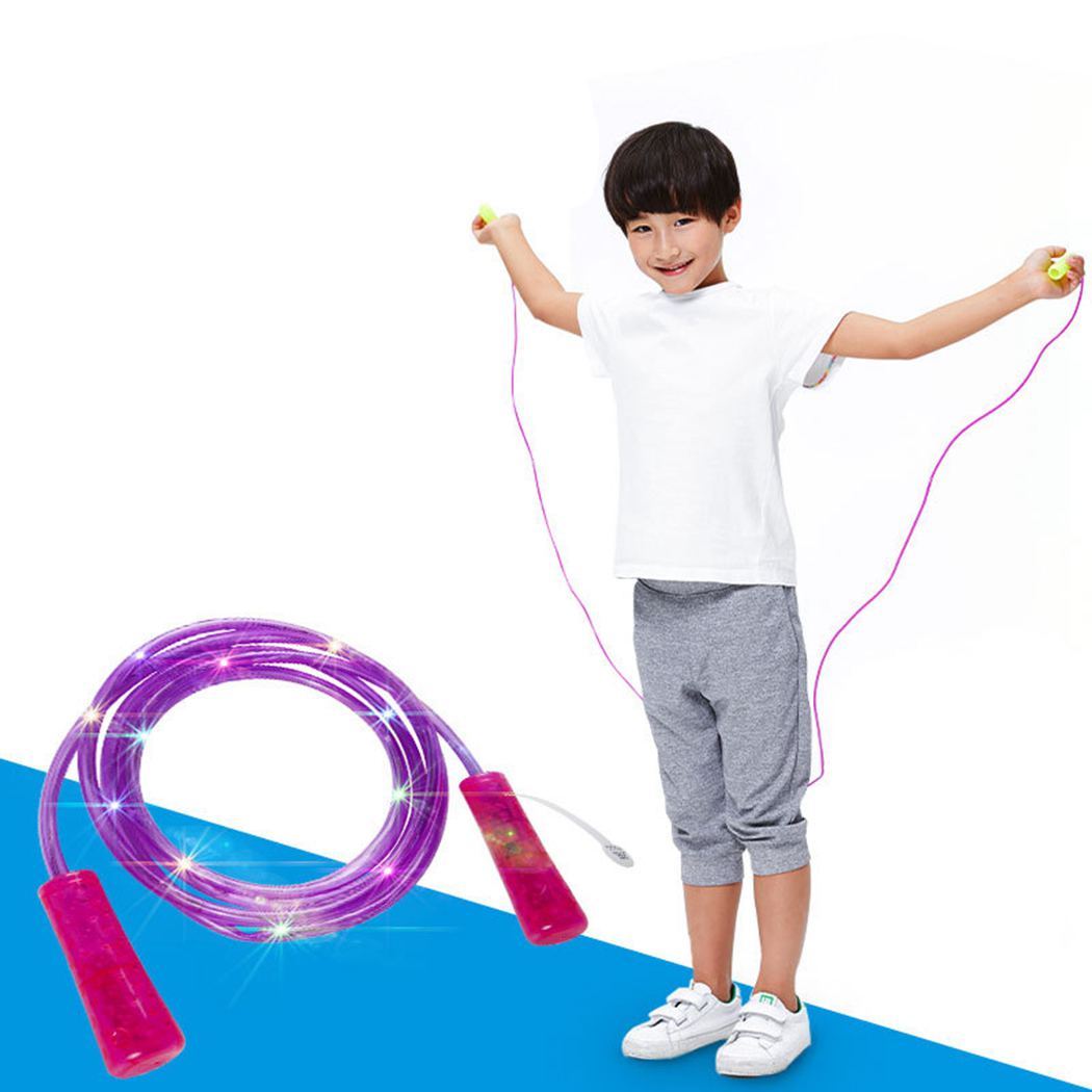 Corde à Sauter Réglable pour Enfants Coton avec Poignée en Bois Corde à Sauter pour Enfants Garçons et Filles pour l/'exercice Fitness Training Corde a Saute Enfant Corde à Sauter pour Enfants