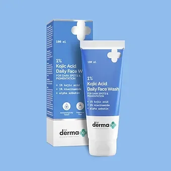 The Derma Co 1% Kojic Acid Face Wash,100ml Each (Pack of 2)