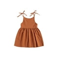 thumbnail image 3 of goowrom Robe d'Été Sans Manches Couleur Unie avec Poche, 3 of 7