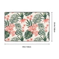 thumbnail image 5 of Area Rugs For Living Room Decor - Lilies Flowers Pine Green Leaves Anti Slip Throw Washable Rugs 3x5 For Bedroom, Soft Indoor Carpet For Bedroom Living Room 60x39In, 5 of 5