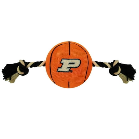 Pets First Collegiate Purdue Hard Nylon Football Chew Toy-Licensed