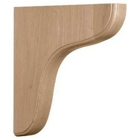 Ekena Millwork 1 3/4"W x 10 1/2"D x 10 1/2"H Eaton Wood Bracket, Maple