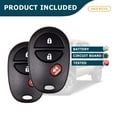 thumbnail image 6 of AKS KEYS New Replacement for Toyota 2004-2018 Keyless Entry Remote 3B GQ43VT20T (2 Pack), 6 of 6