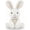 Bunny, variant on Crochet Stuffed Animal for Kids,8inch Sit Elephants Toys Hand Knit Doll Baby Cute Doll Bed Time,Handmade Knit Animal Toy Soft Cotton Knitted Animals Teddy Bear Christmas Birthday Gifts