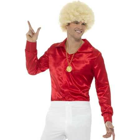 smiffys dude 60s groovy disco 70s costume shirt