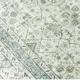 thumbnail image 5 of ReaLife Machine Washable Area Rug Runner - Living Room Bedroom Bathroom Kitchen Entryway Office - Padded Low Pile Stain Resistant Premium - Boho Farmhouse Vintage - Bev - Green 2'6" x 6', 5 of 7