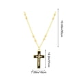 thumbnail image 3 of NWOKYZGH Cross Faith Pendant Necklaces for Women Trendy Gold Chain Cross Necklace Shiny Rhinestones Gold Charm Necklace Fashion Minimalist Faith Jewelry, 3 of 6