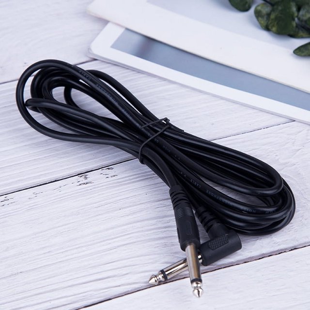 Accesorios de guitarra Cable de guitarra popular Caja eléctrica Cable de reducción de ruido de guitarra baja Cable blindado Cable de altavoz de audio