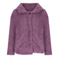 thumbnail image 4 of GuangCheng Womens Jackets Fashion Solid Color Cardigan Loose Long Sleeve Open Front Coat Large Size Sweaters, 4 of 6