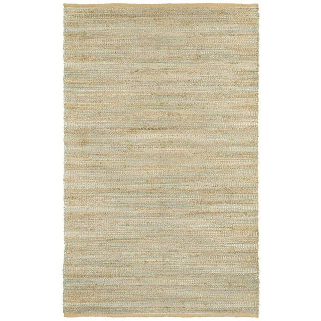 LR Resources NATUR03337SPA5079 5 ft. x 7 ft. 9 in. Natural Fiber Rectangle Area Rug, Spa Blue