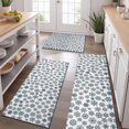 thumbnail image 2 of Blue Christmas Snowflake Pattern Kitchen Rugs Sets Of 3,Kitchen Runner Rugs Non Skid Washable,Decorative Kitchen Floor Mats for Kitchen,Sink,Laundry,17"x30"+ 17"x47" + 17"x59", 2 of 6