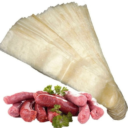 

KUKUVI Sausage Packaging Tool 8m*22mm Sausage Tube Casing for Sausage Maker Machine