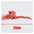thumbnail image 3 of 1pc 3D Printed Flexible Wings Dragon Statue, Mixed Color Plastic, Desk Decor, Birthday Gift Collectible, 3 of 4
