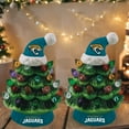 thumbnail image 3 of Jacksonville Jaguars 2-Pack 4" Ceramic LED Christmas Tree Set, 3 of 3