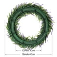 thumbnail image 3 of Unique Bargains Front Door Artificial Wreaths Year Round Wreath Hanging Garland Purple, 3 of 7