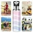 thumbnail image 7 of Yayeee 33oz Insulated Water Bottle Double Wall Stainless Steel with Flip Straw Lid, Light Blue Gradient, 7 of 7