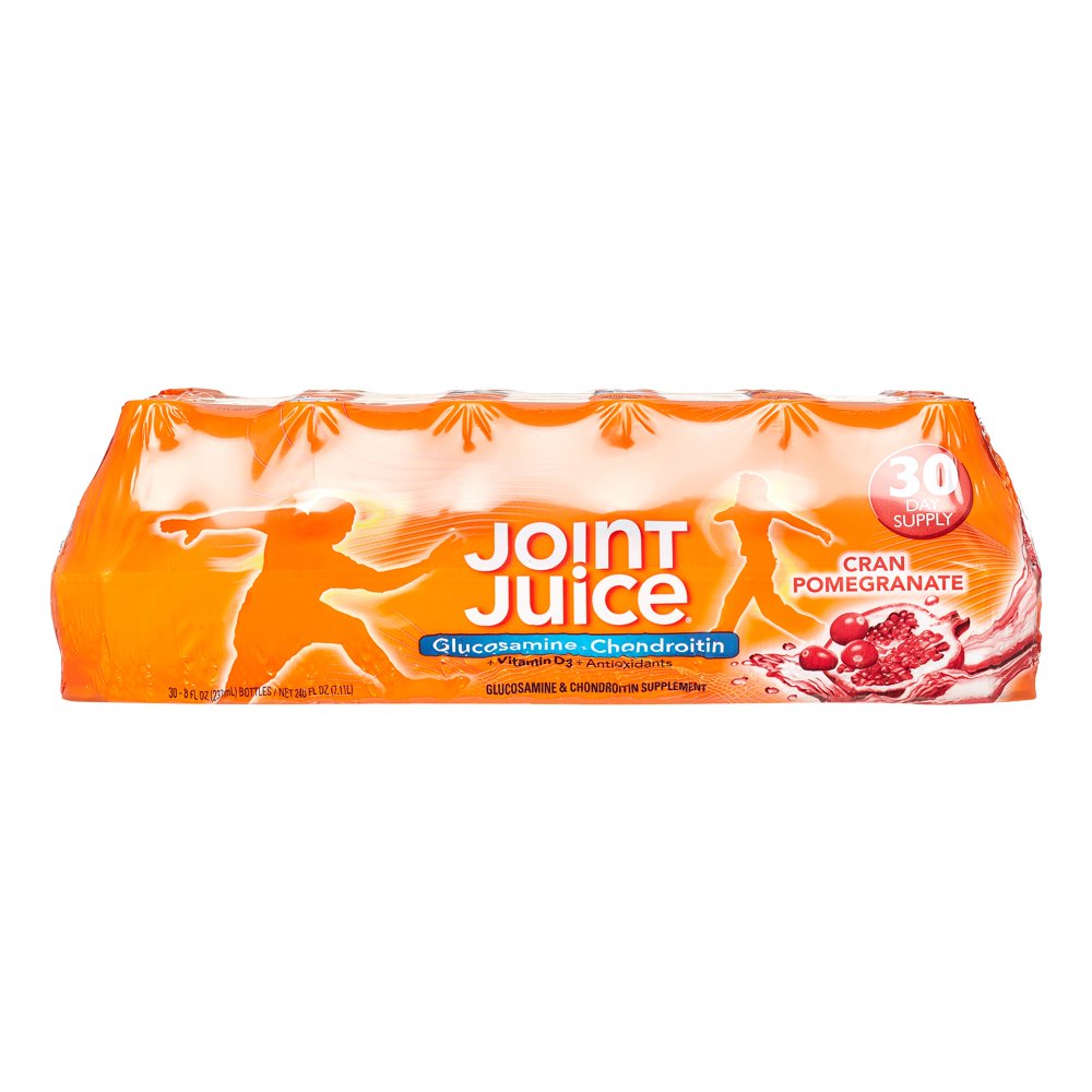 Joint Juice Glucosamine and Chondroitin Supplement Drink, Cranberry