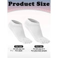 thumbnail image 2 of BlinkLLX 6 Pairs Women Toe Socks Cotton Ankle Low Cut Five Toe Sock for Women Men Athletic Running, 2 of 7
