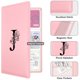 thumbnail image 4 of Yeecase Soporte Para Registro Y Seguro De Auto Porta Documentos De Auto Con Cierre Rosa Con Letras Funda Billetera Auto Vehículo Accesorios Para Auto Para Mujeres Y Hombres, 4 of 5