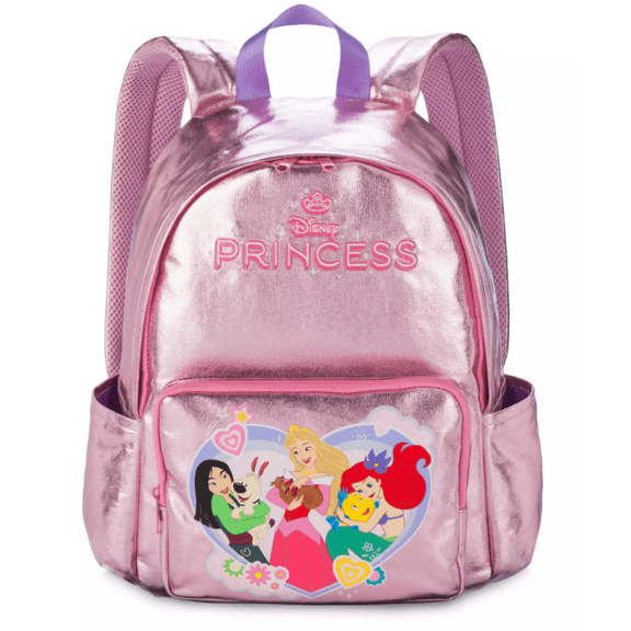Disney Parks Disney Princess Metallic Backpack New With Tag