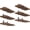 Black 12Pack, variant on Shelf Brackets 12 Inch, Strong Heavy Duty Floating Shelf Brackets Pack of 10, Industrial Metal Iron Matte Black Shelving Brackets 1/5 Inch Thick Brackets for Shelves 10 PCS
