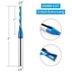 thumbnail image 5 of Downcut Spiral Router Bit 1/4 Inch ,1/8 Inch Cutting Diameter, Extra Long 3 Inch Solid Carbide for, 5 of 5