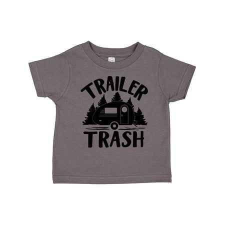 

Inktastic Trailer Trash- Camping Humor Boys or Girls Toddler T-Shirt