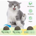 thumbnail image 5 of Pelota Giratoria Catnip Para Gatos, 3 Unidades rosa/verde/azul, 5 of 5