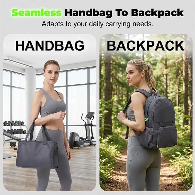 best convertible handbag backpack for travel MINI TOTE button) Backpack Purse for Women |