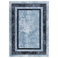 thumbnail image 2 of Geetinfly 2*6FT Area Rugs 1150Gsm 100% Polyester Rug 350Gsm Velvet Weight Pearl Velvet Washed Back Folding Simulation Printed Carpet Xm-Modern-Fang Cun Joy Blue tint, 2 of 8