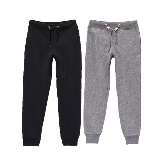 Boy's Slim-Fit Fleece Jogger Sweatpants (2-Pack)