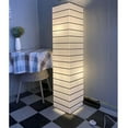 thumbnail image 4 of Almencla Japanese NightStand Floor Lamp Paper Shade Simple Contemporary Premium D D, 4 of 8
