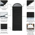 thumbnail image 2 of HLONK Sleeping Bag  Lightweight Spring/Summer Weather Sleep Bags for Kids Adults Girls Women  Microfiber Filled 15-25 Degree for Backpacking/Hiking/Camping/Mountaineering with Compression, 2 of 8