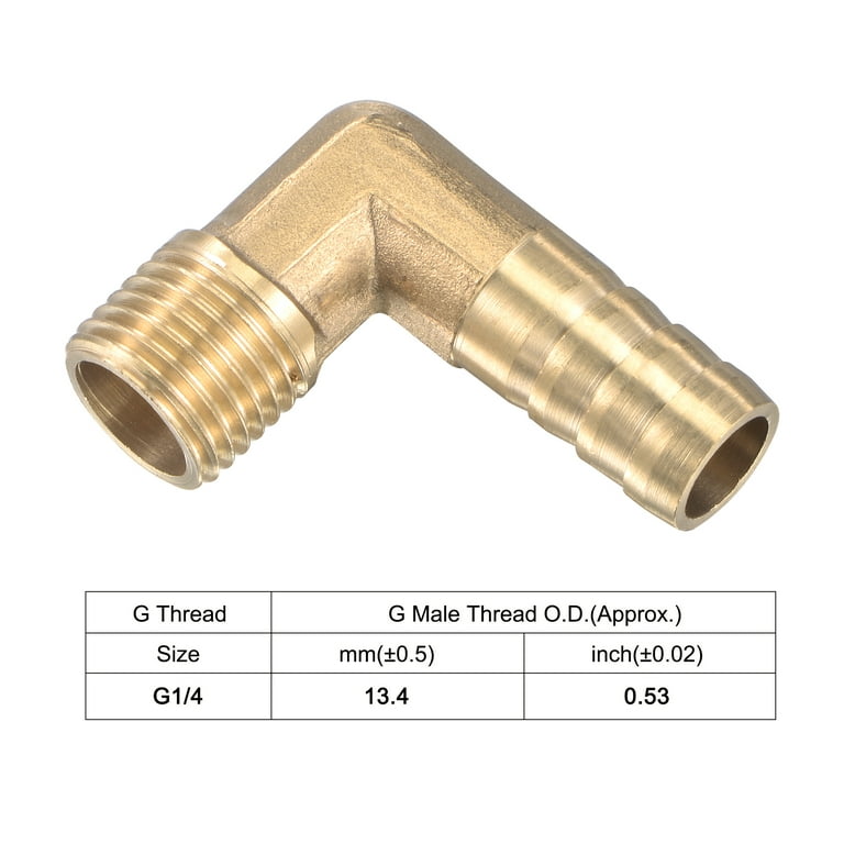 Hose Barb to NPT 90 Degree Slip on and clamp Fittings
