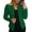 Green, variant on Long Sleeves Solid Color Slim Fit Women Blazer Office Work Notched Collar Open Stitch Cardigan Blazer Outerwear