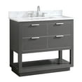 thumbnail image 3 of Avanity ALLIE-VS37-TGS-C Allie 37" Free Standing Single Basin Vanity Set - Grey, 3 of 6