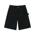thumbnail image 3 of FRSASU Men's Classic Baggy Stretch Cargo Jean Shorts Lightweight Casual Outdoor Streetwear Demin Shorts with Pockets Black, 3 of 4