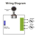 thumbnail image 4 of Controller 2000W PWM Alternating Current Motor Speed Control Module Dimmer Governor50-220V Adjustable Voltage Adjuster, 4 of 6