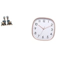 thumbnail image 1 of Escultura de de resina moderna, reloj de pared, arte coleccionable vintage, adorno práctico y silencioso para el hogar, la oficina y el comed, 1 of 8