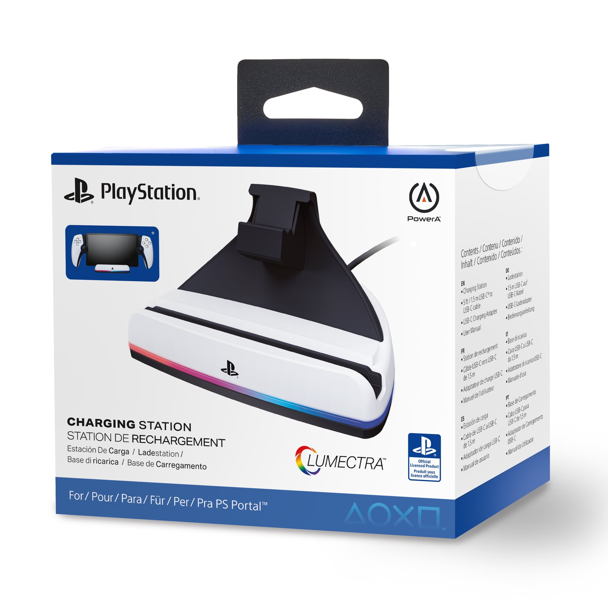 PowerA Charging Station for PlayStation Portal™ Remote Player with Lumectra™
