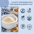 thumbnail image 4 of Wellbee's Almond Flour, Extra Fine, Gluten Free, Low Carb, All Purpose, 2 lbs, 4 of 6