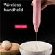 thumbnail image 3 of Wosthever Espumador de leche automático con 3 velocidades ajustables, 2 batidores de alambre inoxidable, integrada de 1200mah, agitador de café, Cocina y Comedor Numero 3 Wosthever HA027806-03, 3 of 6